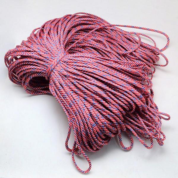 

PandaHall 7 Inner Cores Polyester & Spandex Cord Ropes, for Rope Bracelets Making, Red, 4mm, about 109.36 yards(100m)/bundle...
