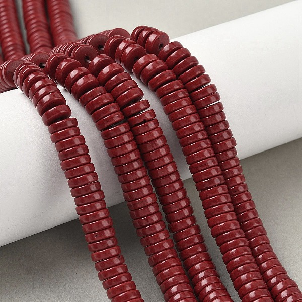 Brins de perles de magnésite naturelle teintes