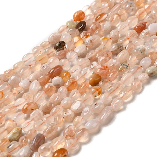 

PandaHall Natural Cherry Blossom Agate Beads Strands, Nuggets, 7~14x4~8x4~7mm, Hole: 1mm, about 44~50pcs/strand, 38.5~39.5cm Cherry Blossom...