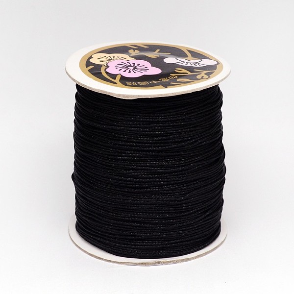 

PandaHall Nylon Thread, Black, 2mm, about 98.42 yards(90m)/roll Nylon Black