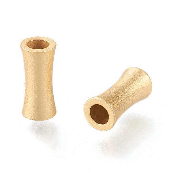 

PandaHall Matte Alloy Tube Beads, Long-Lasting Plated, Cadmium Free & Nickel Free & Lead Free, Real 18K Gold Plated, 20.5x10mm, Hole: 5mm...