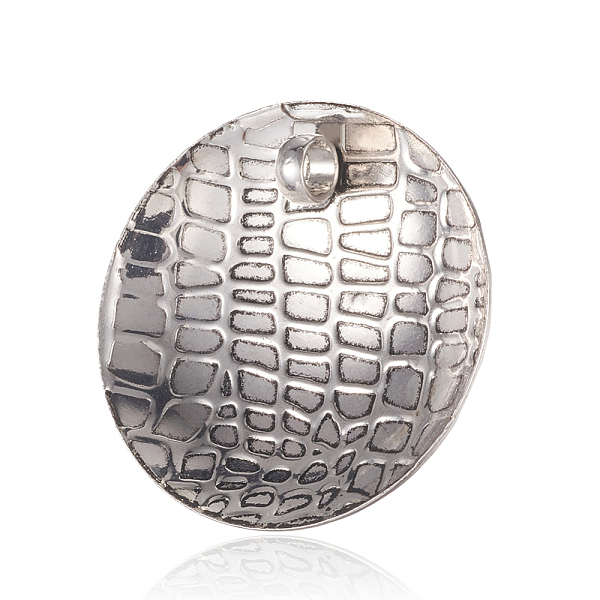 

PandaHall Iron Flat Round Pendants, Antique Silver, 45x4mm, Hole: 5mm Iron Flat Round