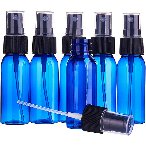 

PandaHall BENECREAT 24 Pack 30ml Blue Fine Mist Atomiser Spray Bottles Empty Plastic Travel Bottle Set for Toiletries Cosmetic Essential...