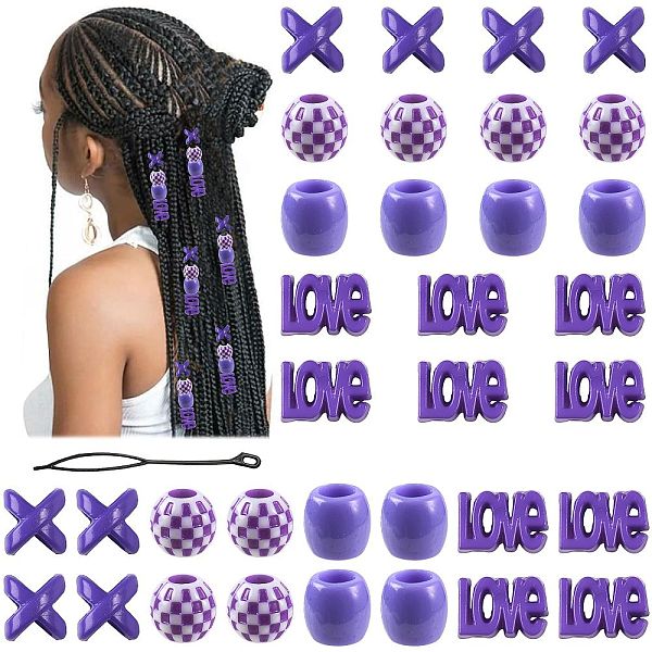 Acrylic Hair Coil Cuffs