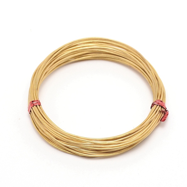 

PandaHall Round Brass Wire, Raw(Unplated), 18 Gauge, 6m/roll Brass Round