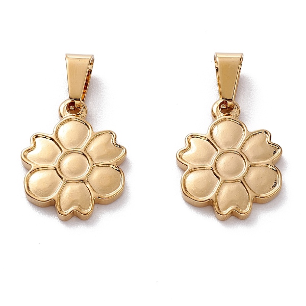

PandaHall 304 Stainless Steel Pendants, Flower, Golden, 18x14x2mm, Hole: 6x4mm 304 Stainless Steel Flower