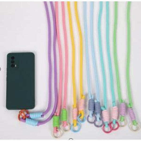 ポリエステル製携帯電話リストストラップ6個