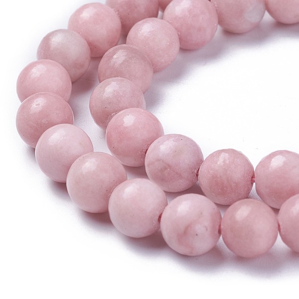 

PandaHall Natural Pink Opal Beads Strands, Grade AB, Round, 8mm, Hole: 0.8mm, about 47pcs/strand, 14.9 inch(38cm) Pink Opal Round