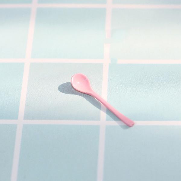 

PandaHall Miniature Resin Spoon Ornaments, Micro Landscape Garden Dollhouse Accessories, Pretending Prop Decorations, Pearl Pink, 22x5mm...
