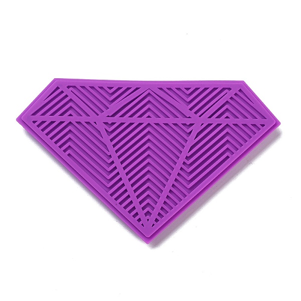 Silicone Makeup Cleaning Brush Scrubber Mat Portable Washing Tool