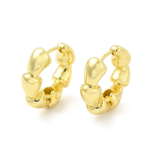 

PandaHall Brass Trapezoid Wrap Hoop Earrings for Women, Light Gold, 21.5x23x6.5mm, Pin: 0.8mm Brass Trapezoid