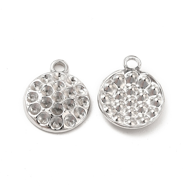 

PandaHall 304 Stainless Steel Pendants Rhinestone Settings, Flat Round, Stainless Steel Color, 15x12x2.5mm, Hole: 1.6mm, Fit For 1.5mm...