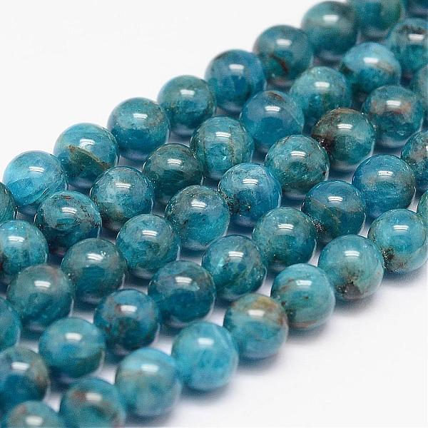 

PandaHall Natural Apatite Bead Strands, Round, 6mm, Hole: 0.8~1mm, about 66pcs/strand, 15.7 inch Apatite Round
