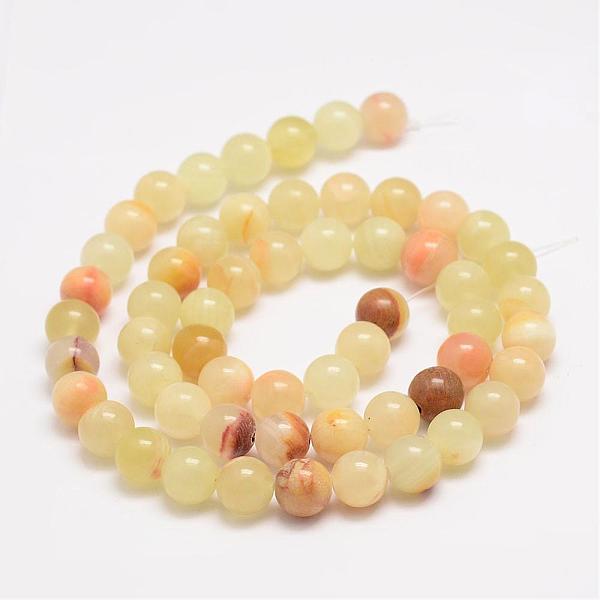 

PandaHall Natural Jade Bead Strands, Round, 10mm, Hole: 1mm, about 38pcs/strand, 15.5 inch Other Jade Round