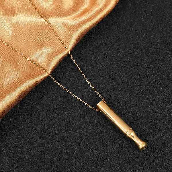 304 Stainless Steel Cable Chain Breathing Necklaces