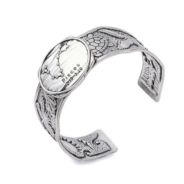 Brazaletes abiertos de aleaci�n de constelaci�n para mujeres y hombres.