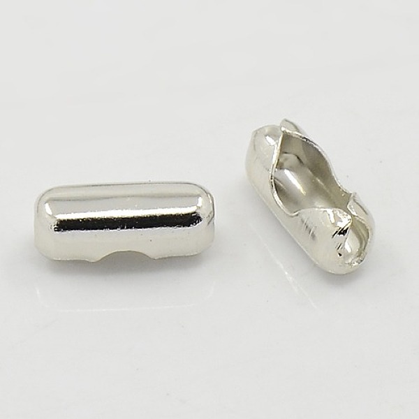 

PandaHall Iron Ball Chain Connectors, Platinum Color, 10mm long, 4mm wide, 4mm thick, hole: 2.5mm, Fit for 3.2mm ball chain Iron