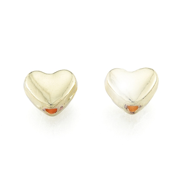 

PandaHall Alloy Beads, Cadmium Free & Lead Free, Heart, Light Gold, 5x6x3mm, Hole: 1.2mm Alloy Heart