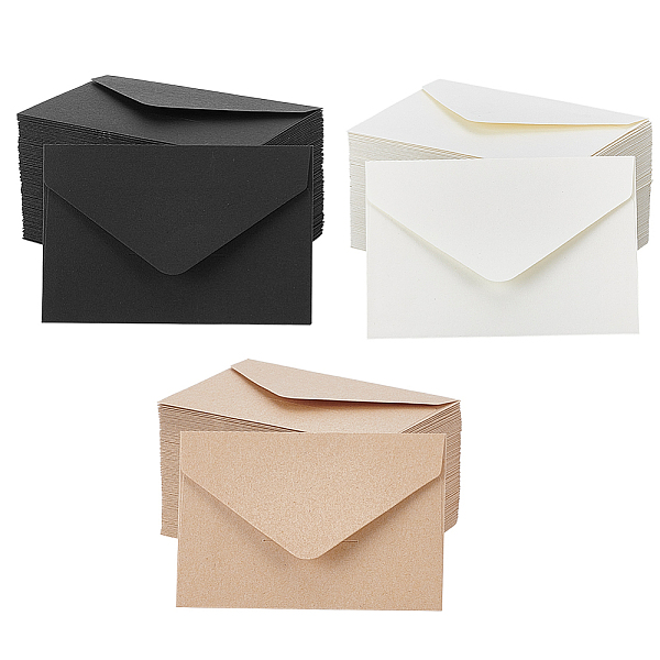 300 enveloppe en papier de 3 couleurs
