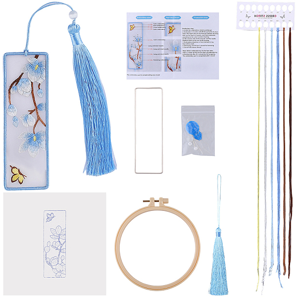 Kit de démarrage de broderie de signets de bricolage