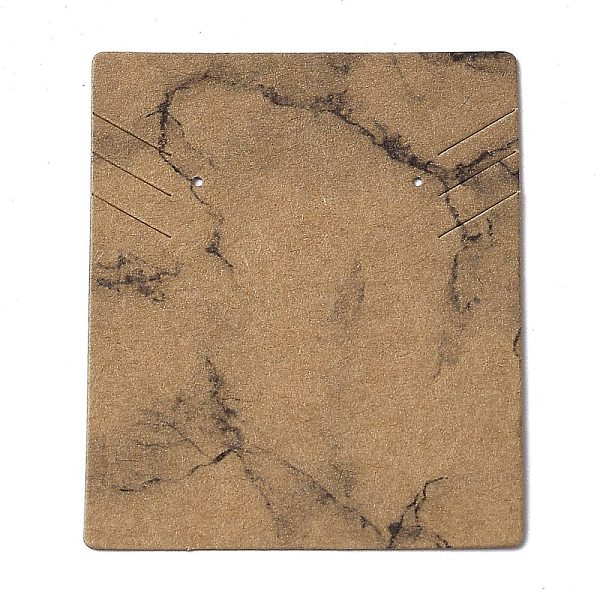 

PandaHall Cardboard Necklace Earring Set Display Cards, Rectangle, Peru, Other Pattern, 6.4x5.1x0.02cm, 100pcs/bag Paper Others Brown