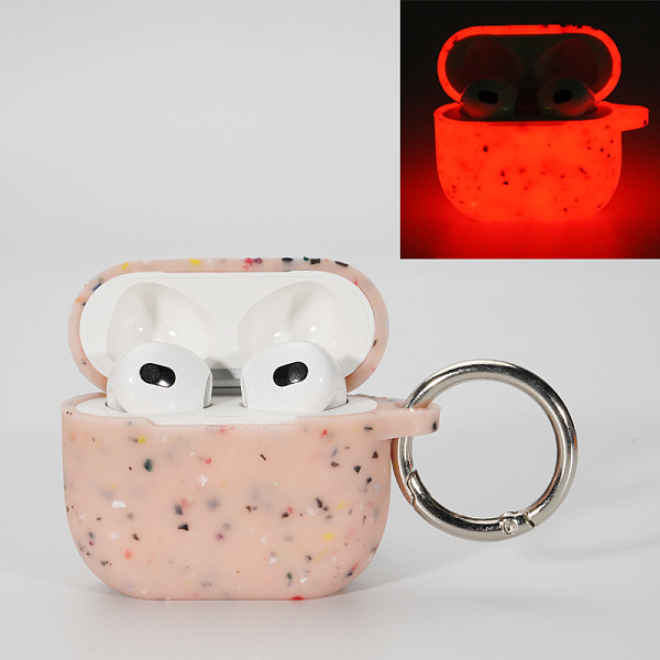 

PandaHall Luminous Silicone Wireless Earbud Carrying Case, Glow in the Dark Earphone Storage Pouch, Pink, 50.5x67.6x29mm Silicone Rectangle...