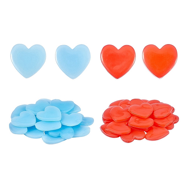 

PandaHall 40Pcs 2 Colors Heart Silicone Glue Clay, for DIY Diamond Painting Stickers Kits, Mixed Color, 27.5x27x3mm, 20pcs/color Silicone..., Multicolor
