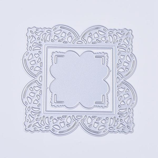 

PandaHall Carbon Steel Cutting Dies Stencils, for DIY Scrapbooking/Photo Album, Decorative Embossing DIY Paper Card, Square, Matte Platinum...