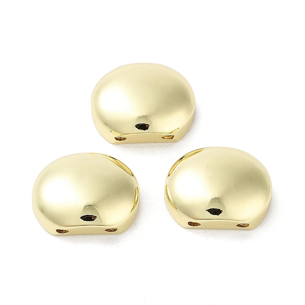 

PandaHall Oval Brass Beads, Cadmium Free & Lead Free, Long-Lasting Plated, Real 18K Gold Plated, 14.5x18x4.5mm, Hole: 1.5mm Brass Oval