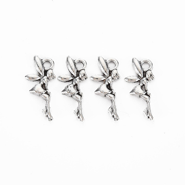 

PandaHall Tibetan Style Alloy Pendants, Cadmium Free & Lead Free, Elf, Antique Silver, 17x8x1.5mm, Hole: 1.8mm Alloy Angel & Fairy
