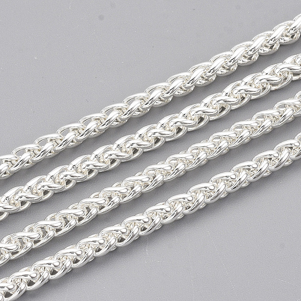 

PandaHall 304 Stainless Steel Rope Chains, Unwelded, with Spool, Silver Color Plated, 3mm, Link: 4.5x3x1mm, about 32.8 Feet(10m)/roll 304...