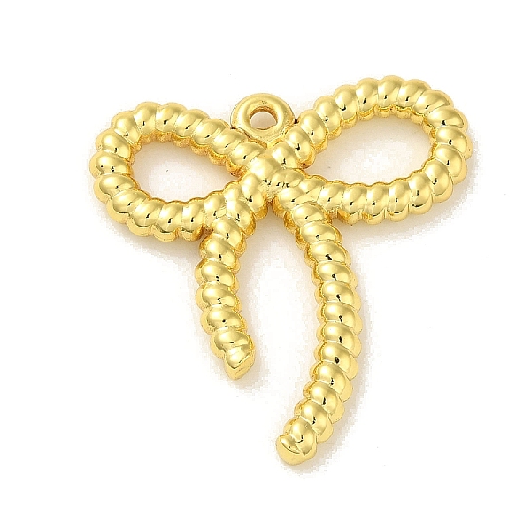 

PandaHall 304 Stainless Steel Pendants, Bowknot Charm, Real 18K Gold Plated, 29x28x3mm, Hole: 1.4mm 304 Stainless Steel Bowknot