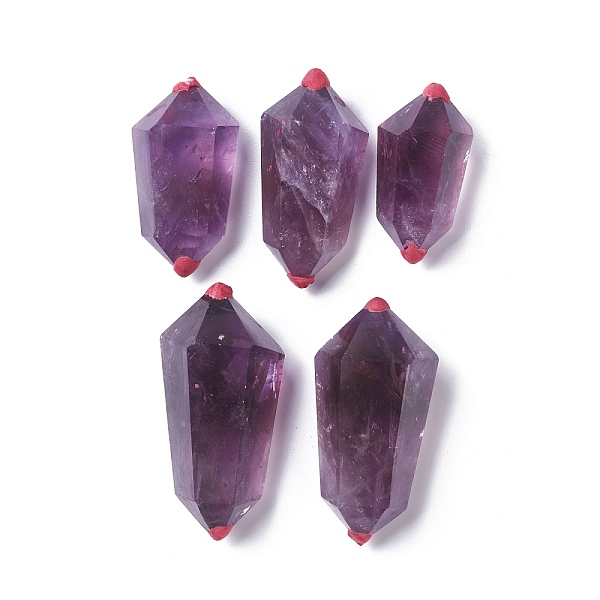 

PandaHall Natural Amethyst Tower Home Display Decorations, Bicone, 40~58x21.5~28.5x19~24mm Amethyst Bicone