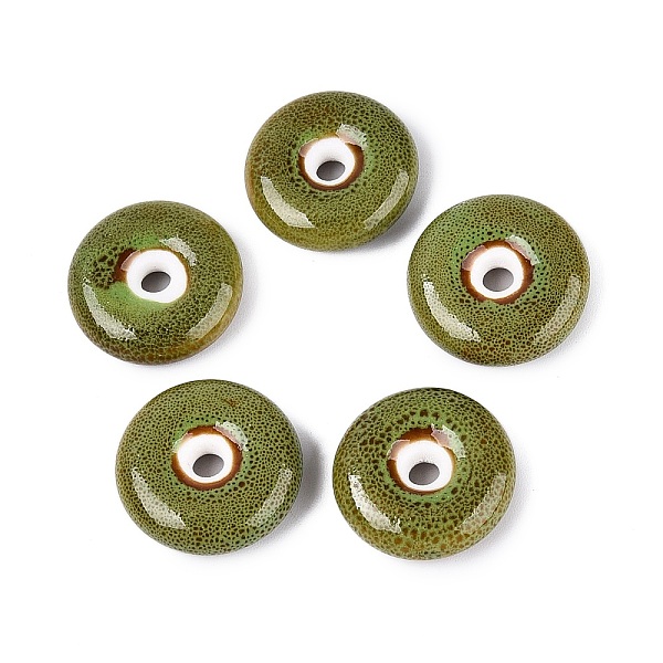 Vintage Handmade Porcelain Beads
