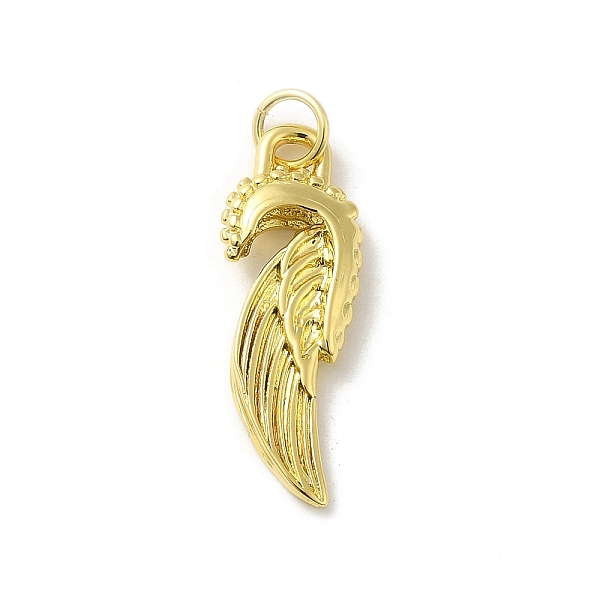 

PandaHall Brass Pendants, with Jump Ring, Real 14K Gold Plated, Wing, 24x8.5x2.5mm Brass Wing
