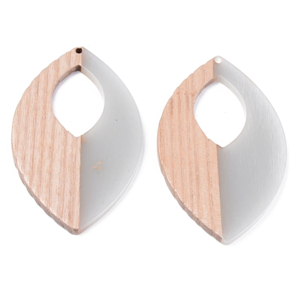 Resin & Wood Pendan… - image