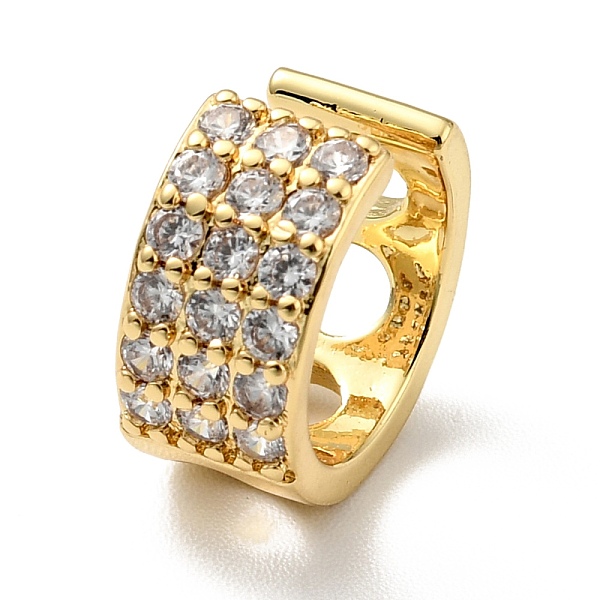 

PandaHall Clear Cubic Zirconia C-Shaped Chunky Cuff Earrings, Brass Jewelry for Women, Cadmium Free & Lead Free, Golden, 6x12.5mm Cubic...