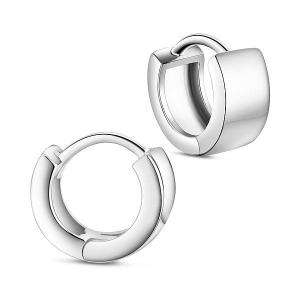 Серьги-кольца Shegrace из стерлингового серебра с родиевым покрытием 925 шт.