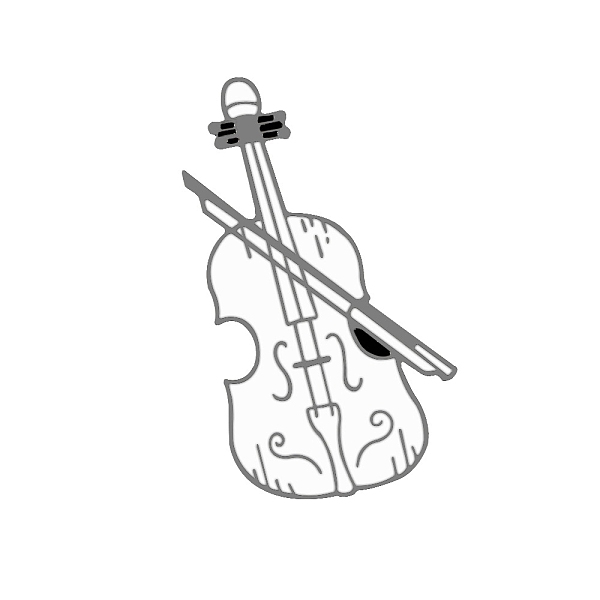 

PandaHall Musical Theme White Enamel Pin, Alloy Brooch for Backpack Clothes, Violin Partten, 32x17mm Alloy+Enamel Violin White