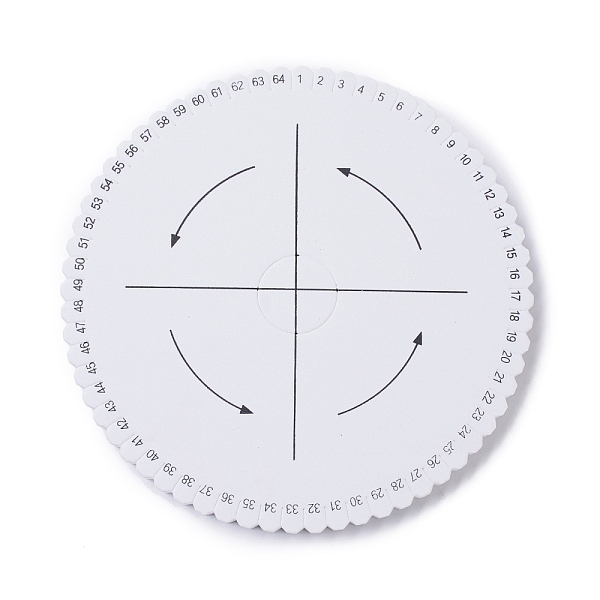 

PandaHall EVA Braiding Disc Disk, Macrame Board, DIY Braided Cord Bracelet, Craft Tool, Flat Round, White, 15x0.95cm Plastic White