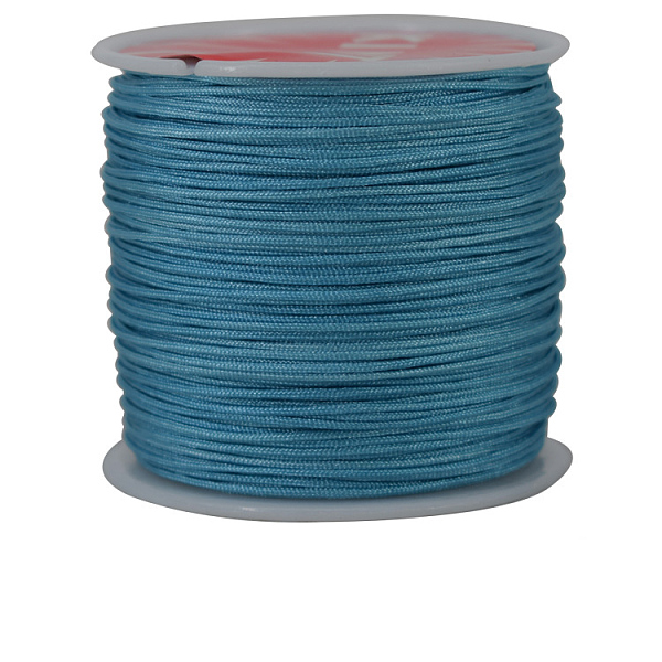 

PandaHall Nylon Thread Cord, For Jewelry Making, Dodger Blue, 0.8mm, about 109.36 yards(100m)/roll Nylon Blue