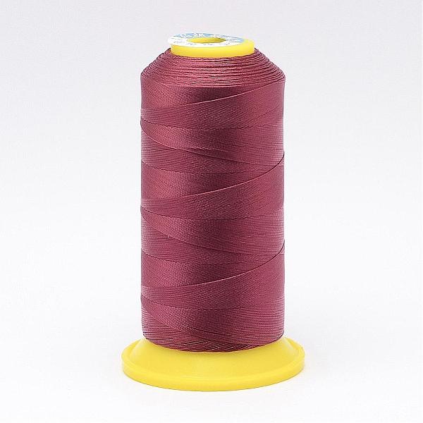 

PandaHall Nylon Sewing Thread, Indian Red, 0.4mm, about 400m/roll Nylon Red