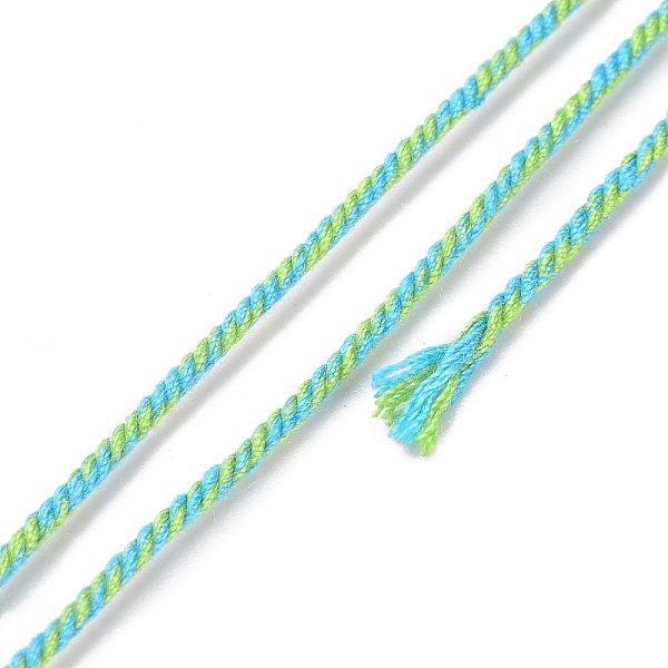

PandaHall Cotton Cord, Braided Rope, with Paper Reel, for Wall Hanging, Crafts, Gift Wrapping, Colorful, 1.2mm, about 27.34 Yards(25m)/Roll...