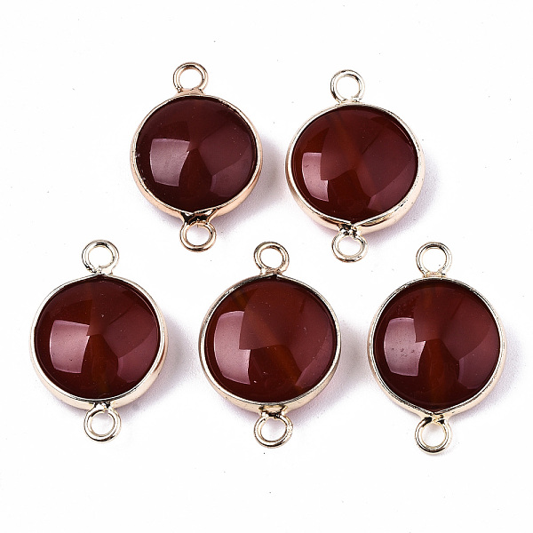 Natural White Jade Links Connectors