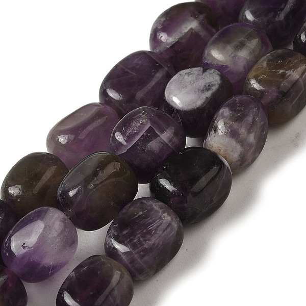 

PandaHall Natural Amethyst Beads Strands, Nuggets, Tumbled Stone, 7~10x7.5~8x5.5~8mm, Hole: 0.9mm, about 39pcs/strand, 14.96''(38cm)...