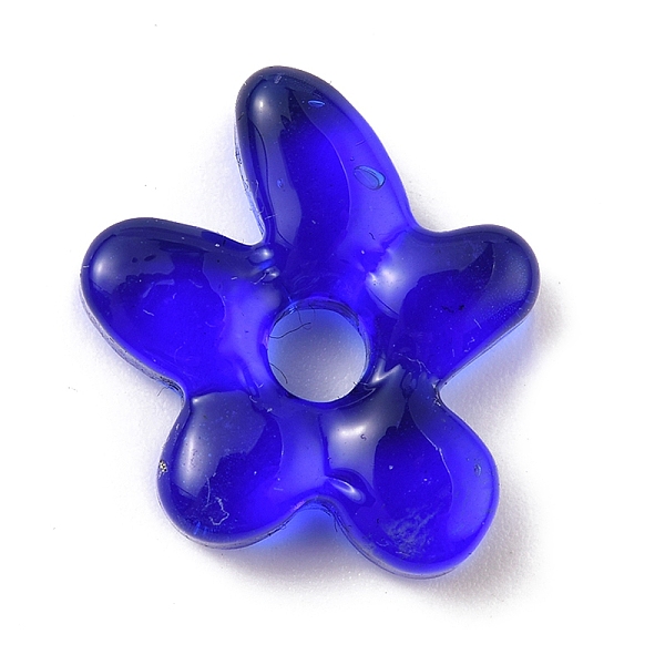 

PandaHall Glass Beads, Starfish, Blue, 18.5x17x4.5mm, Hole: 3.8mm Lampwork Starfish Blue