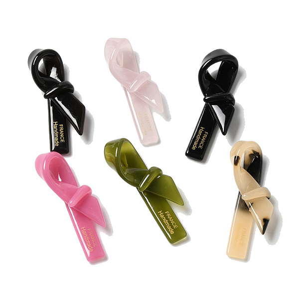 

PandaHall Cellulose Acetate(Resin) Cabochons, 3D Awareness Ribbon, Mixed Color, 44x19x12mm Cellulose Acetate Awareness Ribbon Multicolor