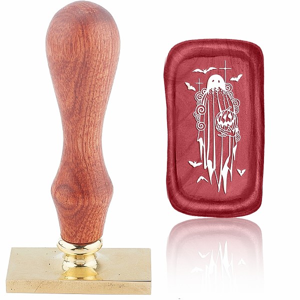 

PandaHall Wax Seal Stamp Set, Sealing Wax Stamp Solid Brass Head, Wood Handle Retro Brass Stamp Kit Removable, for Envelopes Invitations...