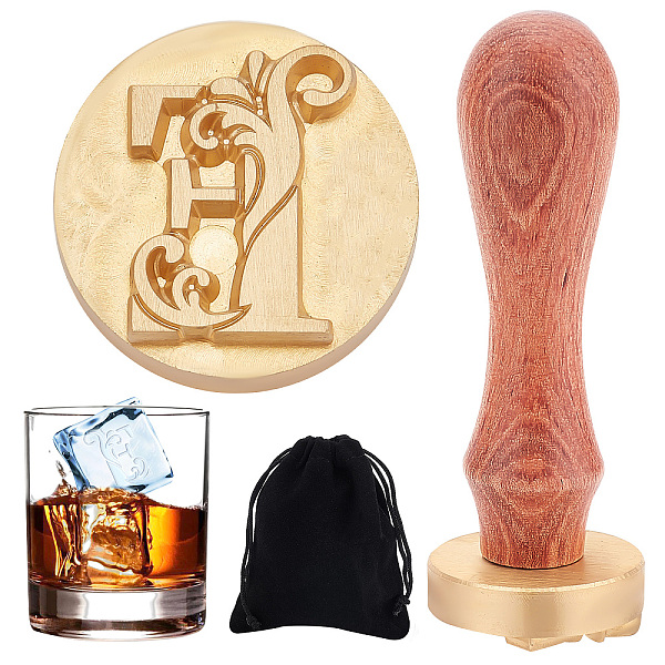 

PandaHall CRASPIRE Ice Mould Initial E Ice Cube Stamp Ice Branding Stamp with Removable Brass Head & Wood Handle Ice Stamp for Ice Cubes...