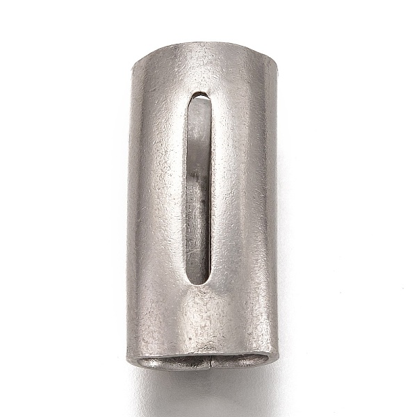

PandaHall 304 Stainless Steel Slide Charms, Curved Tube, Stainless Steel Color, 28.5x12.5x9mm, Hole: 10.5x7mm 304 Stainless Steel Tube